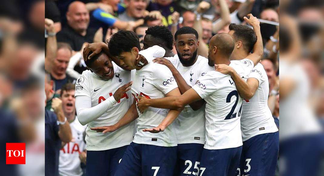 Premier League, Tottenham Hotspur vs Manchester City Highlights: Tottenham stun Man City 1-0 in season opener  - The Times of India