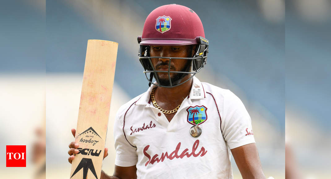 West Indies vs Pakistan, 1st Test: Kraigg Brathwaite misses century as Windies take 34-run lead | Cricket News - Times of India