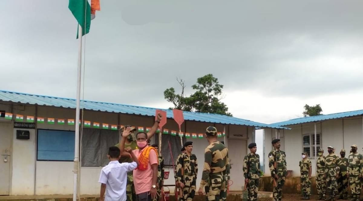 I-Day: BSF hoists flag for first time at remote Naxal base in Odisha | India News,The Indian Express