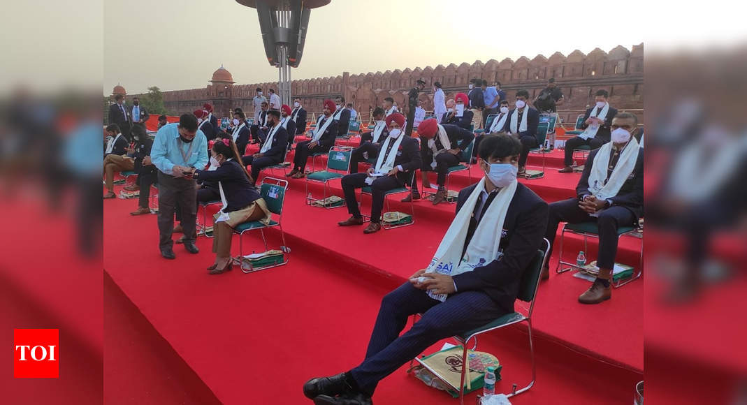 Led by Neeraj Chopra, Indias Tokyo Olympics medallists highlight of 75th Independence Day celebrations | Off the field News - Times of India
