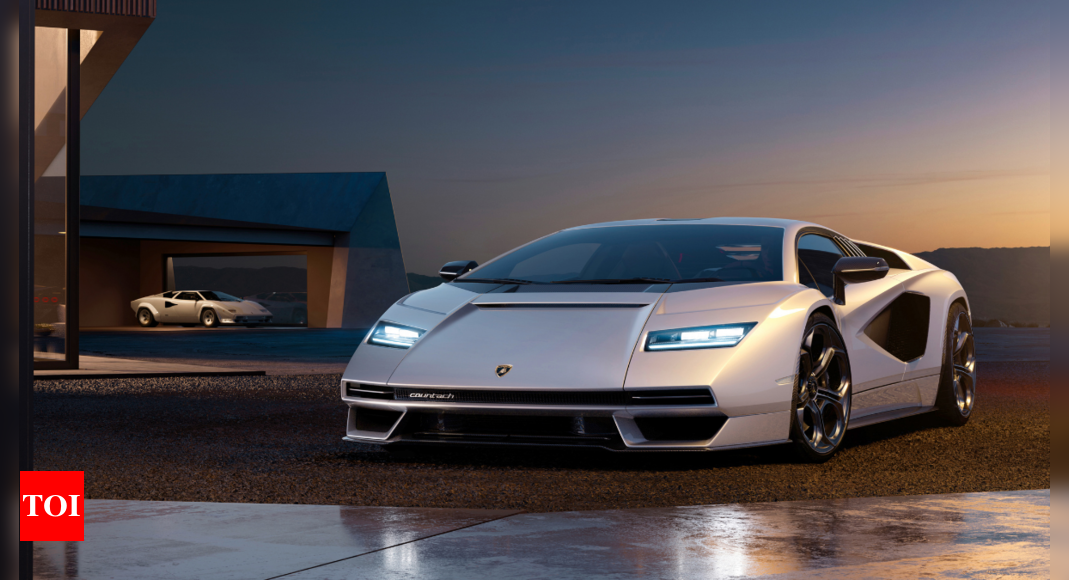 Lamborghini Countach:  Lamborghini revives Countach in hybrid-V12 avatar: 100 kmph in 2.8 seconds - Times of India