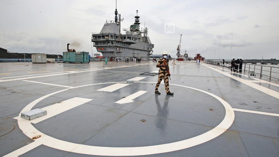 'Floating island': India's first indigenous aircraft carrier INS Vikrant | INS Vikrant