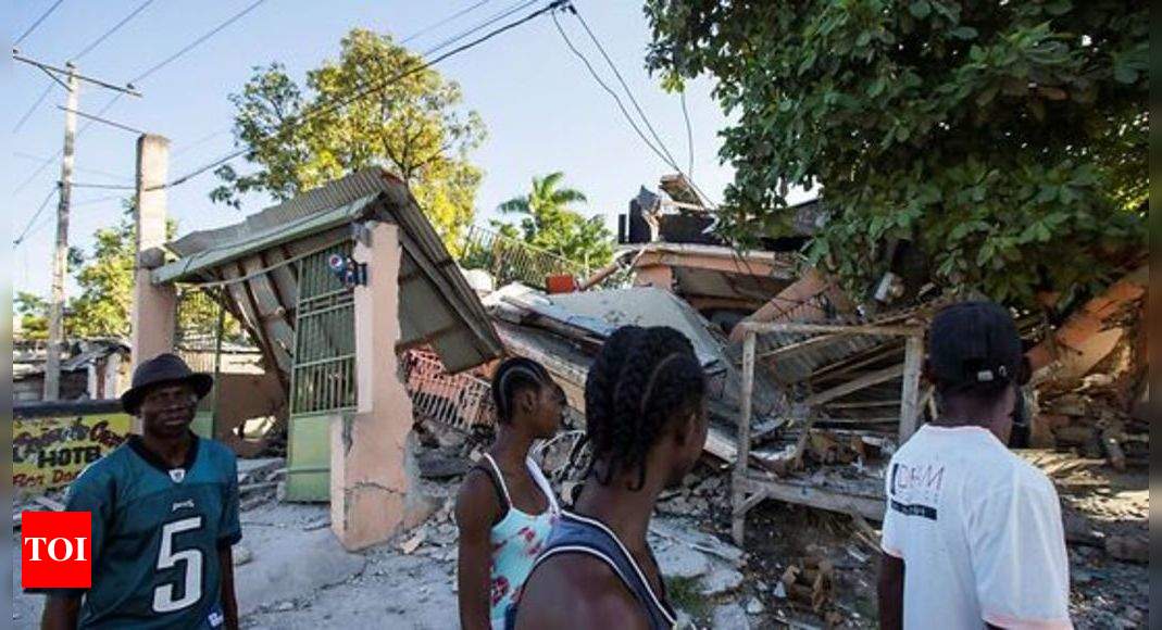Haiti searches for survivors after quake kills at least 304 - Times of India