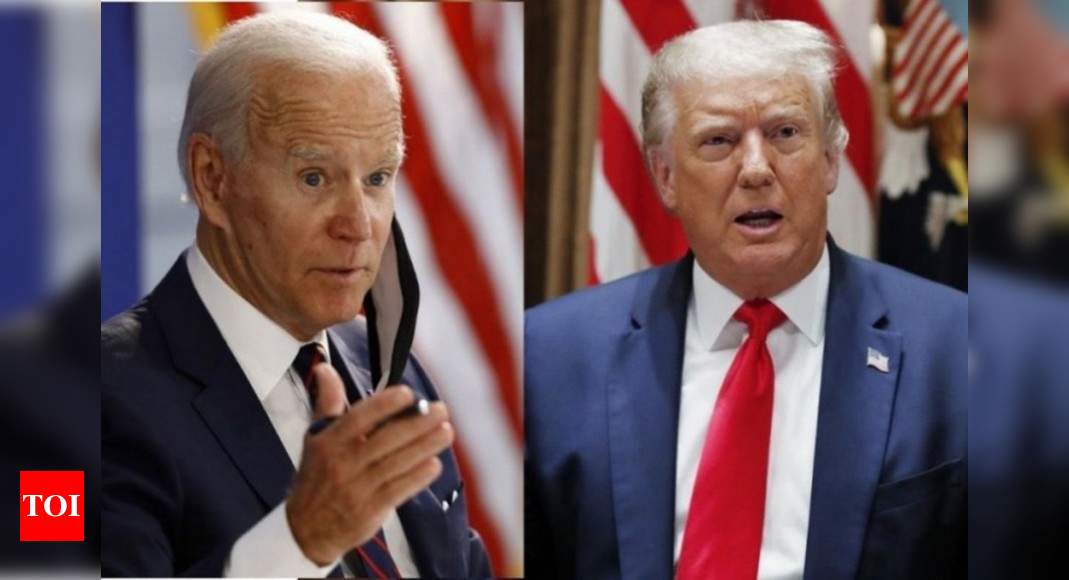 Joe Biden, Donald Trump trade blame amid American ignominy - Times of India