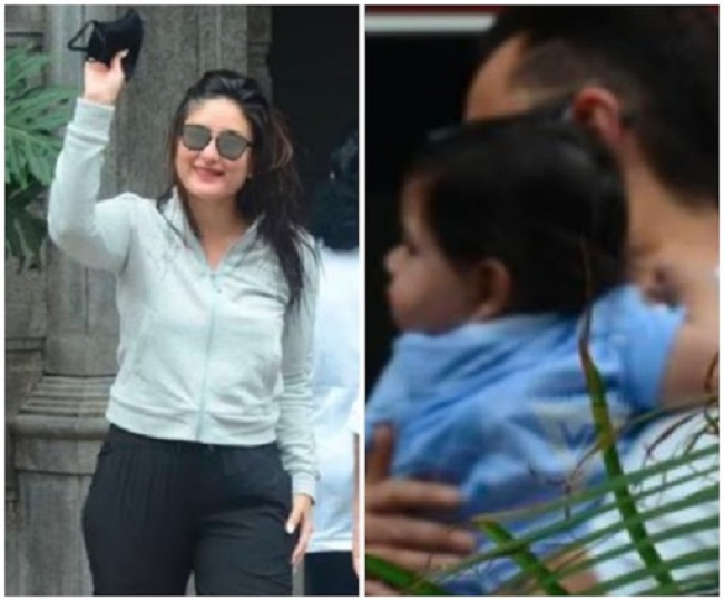 Kareena Kapoor, Saif Ali Khan's son Jehangir spotted at uncle Randhir Kapoor's residence; catch first glimpse here