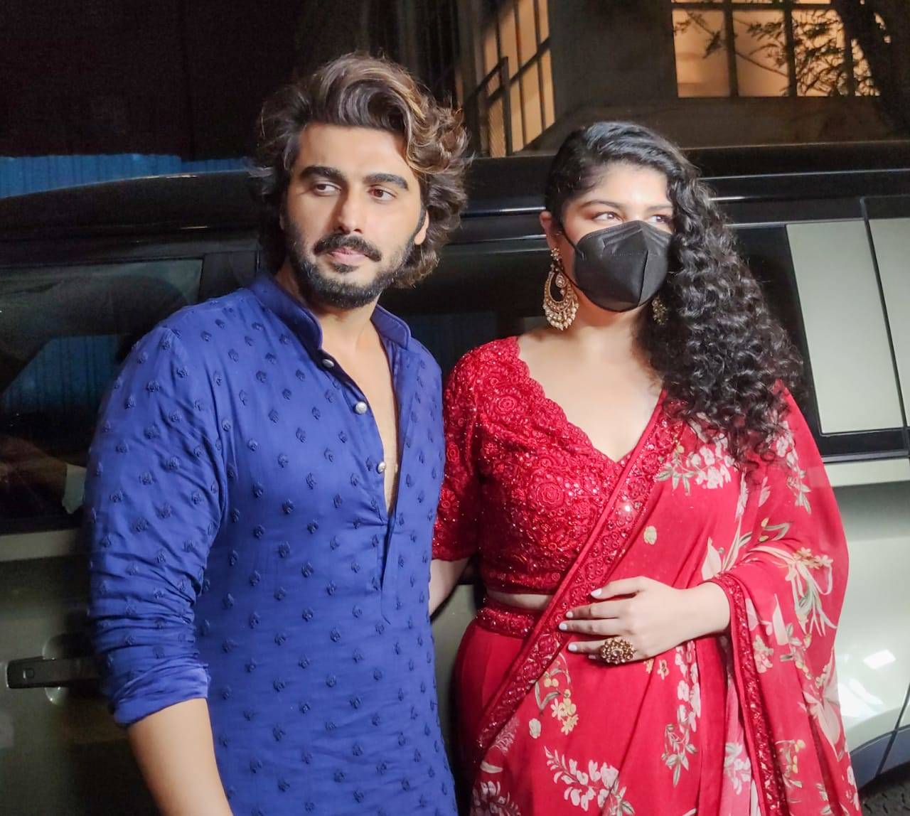 Arjun Kapoor and sister Anshula are seen leaving Anil Kapoors house after Rhea Kapoor  Karan Boolani tie the knot | Hindi Movie News - Bollywood - Times of India