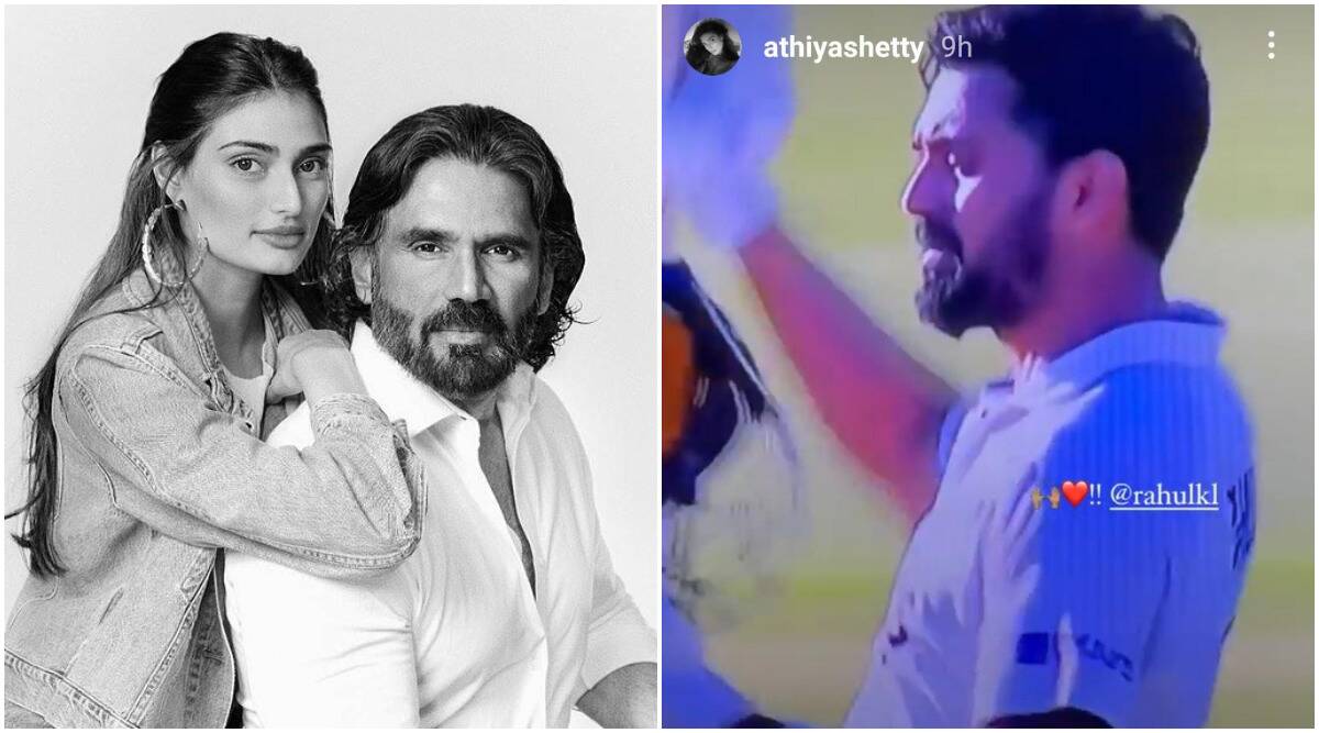 Thank you for my birthday gift: Suniel Shetty cheers for daughter Athiyas beau KL Rahul as he scores a century at Lords | Entertainment News,The Indian Express