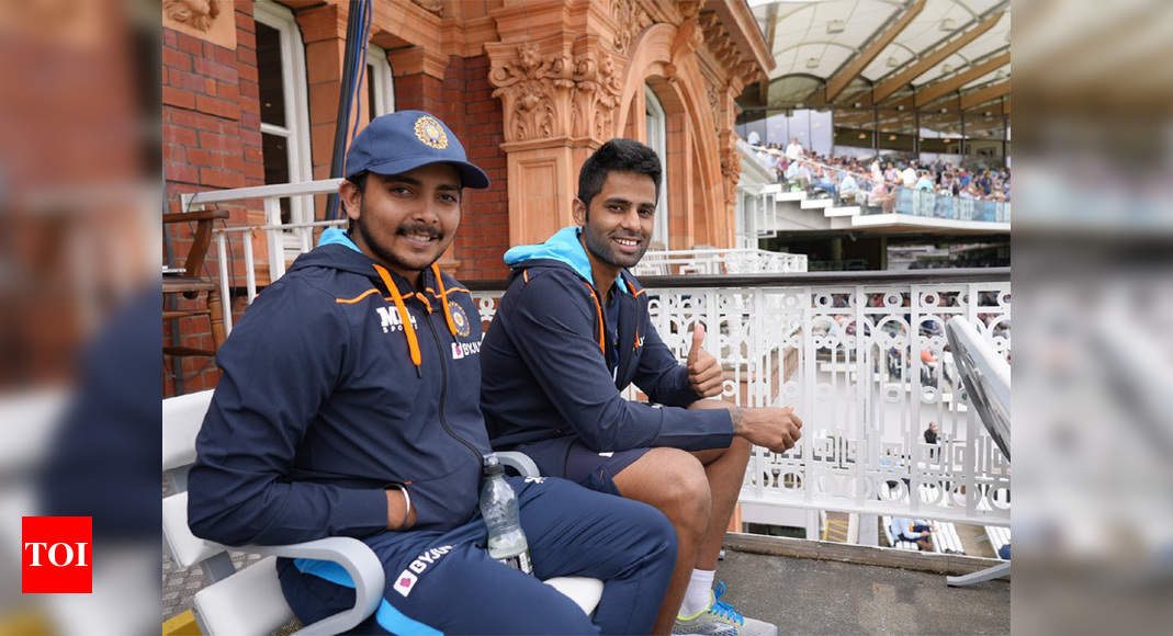 India vs England: Prithvi, Suryakumar link up with Indian squad after completing quarantine period | Cricket News - Times of India