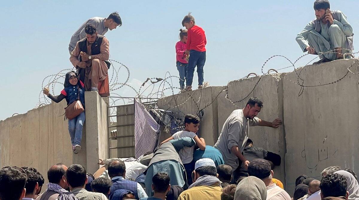 Afghanistan crisis Live Updates: Chaos at Kabul airport as Biden defends withdrawal | World News,The Indian Express