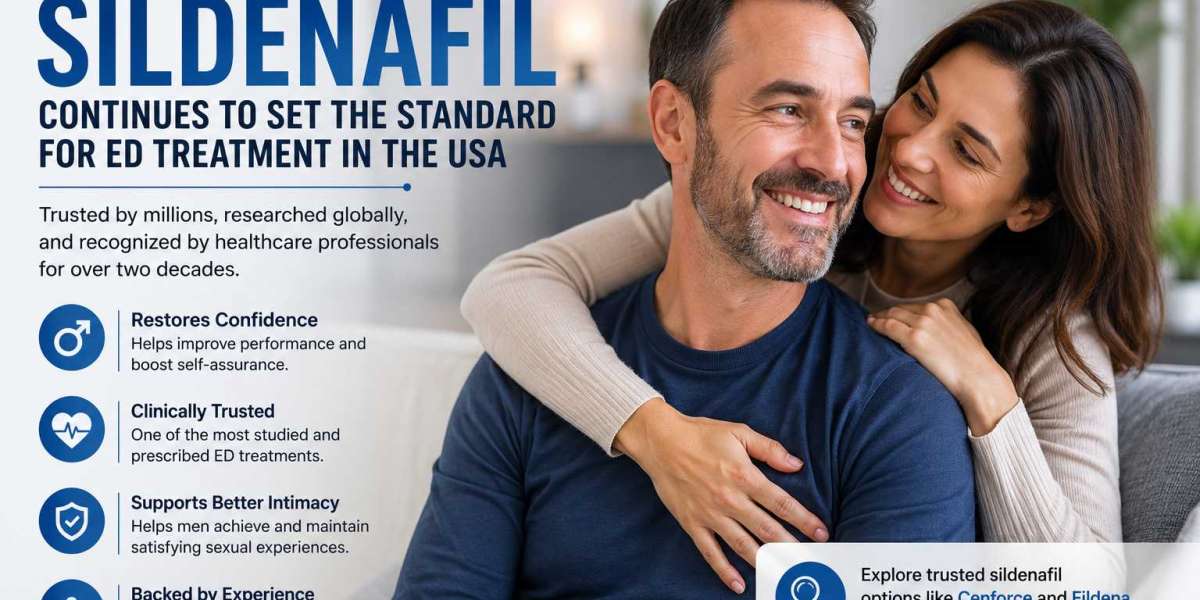 Why Sildenafil In USA Is Still the First Choice for Men With ED?