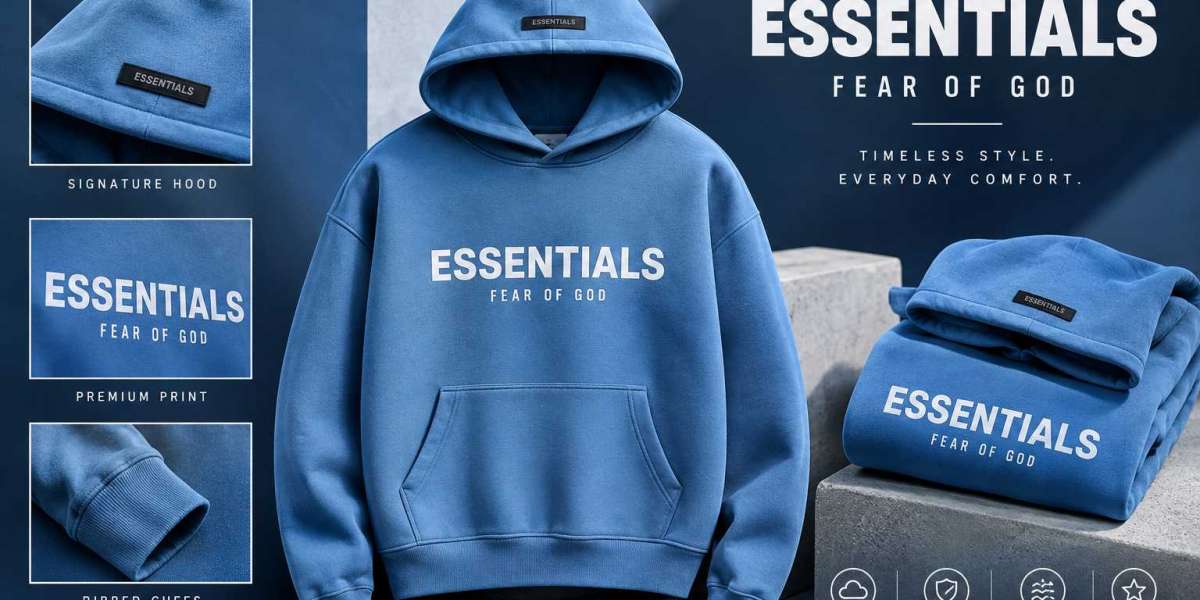 Blue Essentials Hoodie: The Complete Guide to Style, Fit, Comfort, and Modern Streetwear Fashion